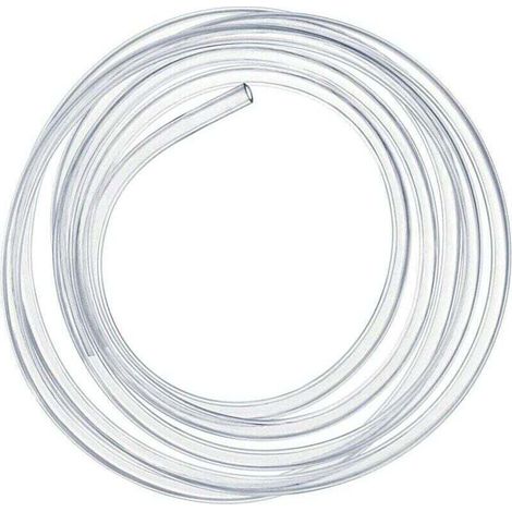 3 Meter langer, transparenter Druckschlauch, 10 x 12 mm flexibles PVC-Rohr (1/4)