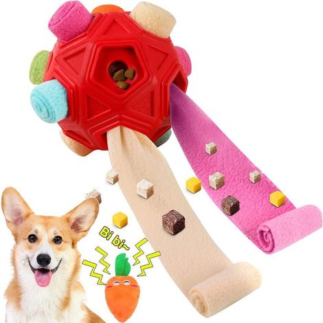 Dog Sniffing Ball – Interactive Dog Toy – Encourages Natural Foraging Instincts – Slow Feeding for Training and Stress Relief – Band (1/5)