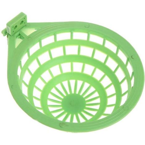 Nid D'Oiseau - Plastique - 12 cm Diamètre x 6 cm Profondeur - Pour Perroquets Canaris Et Autres Oiseaux - 1 Pièce (1/4)