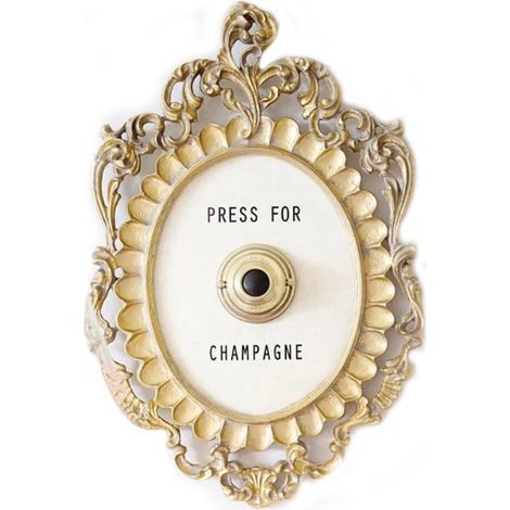 Carillon de table vintage d'Halloween pour vin champagne, décoration créative de porte