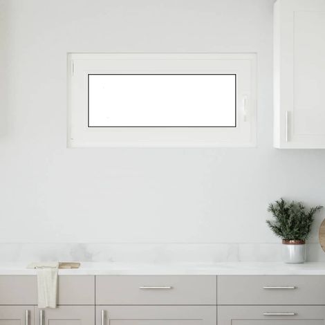 Ventana de sótano "RISOR" 100x50 cm oscilobatiente DIN izquierda blanca vidaXL