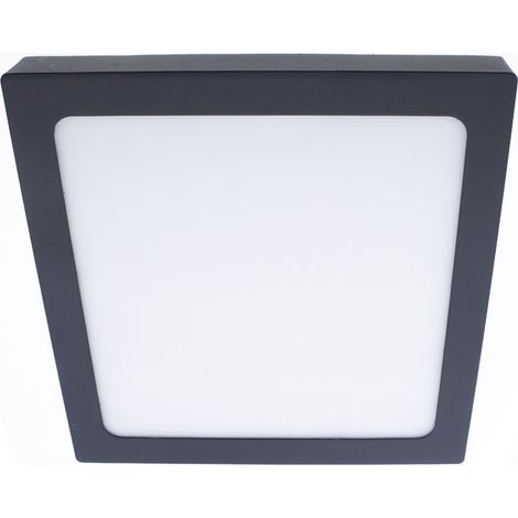 Plafón cuadrado LED "Gelys" (30W 4000K 2700lm) – Antracita (1/5)