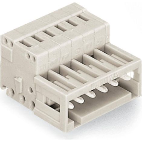 WAGO serie 2140 regleta macho incolora 4 polos 3,50 mm