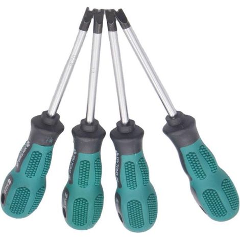 Jeu de U Tournevis Magnétique, CRV 4 Pièces Tournevis de Précision Ensemble de Tournevis Multifonctionnel à Main M1.7/M2.0/M2.3/M2.6