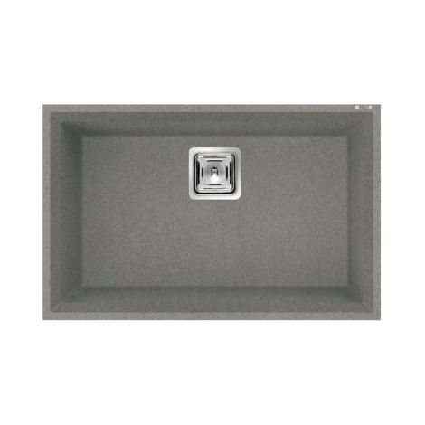 Lavello Elleci Incasso 1 vasca 69x43,8 Karisma 120 Sottotop Metaltek Grigio Titanium LMK12073BSO (1/3)
