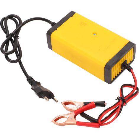 Intelligentes 12-V-Batterieladegerät mit LCD-Display, multifunktionales Kfz-Batterieladegerät, EU-Stecker 220 V (1/5)