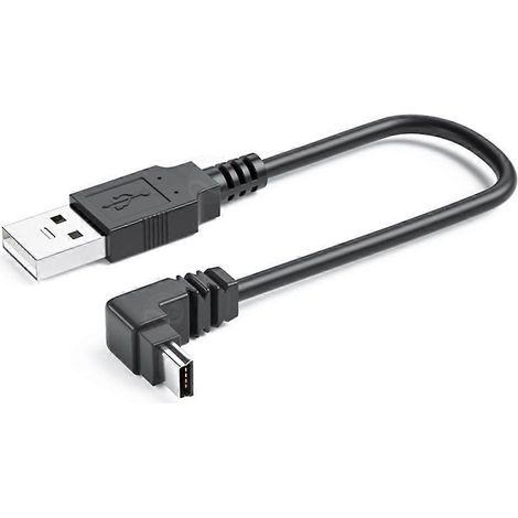 Câble USB vers Mini USB Universel pour Appareils Photo, Smartphones et Autres - 25cm (1/4)