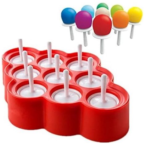BPA-freie Silikon-Eisformen – ein tolles Küchenutensil zur Herstellung von sommerlichen Eis am Stiel für Ihre Kinder (1/2)