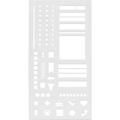 Grille de guidage, gabarit règle pour la planification (1/5)