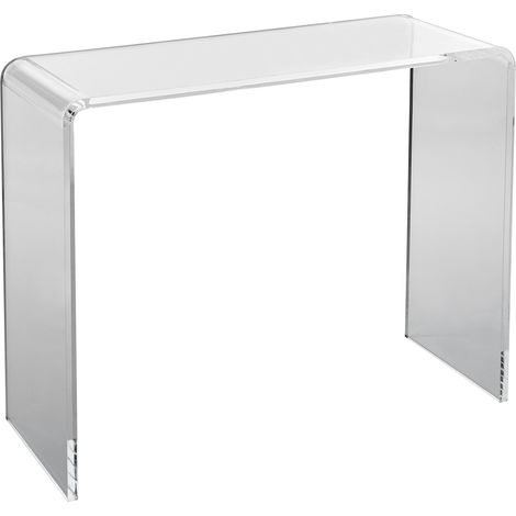 VEVOR Tavolino da Salotto in Acrilico Trasparente Tavolino da Soggiorno 964 x 381 x 740 mm, Tavolo da Ingresso Spessore 20 mm Portata max. 50 kg, Tavolino per Soggiorno Camera da Letto Balcone Caffe