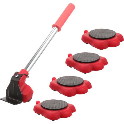 Kit De Déplacement De Meubles Lève-Meubles Outil De Levage pour Appareils Électroménagers Curseurs pour Déplacer Les Poignée Ergonomique Maison Bureau (1/5)