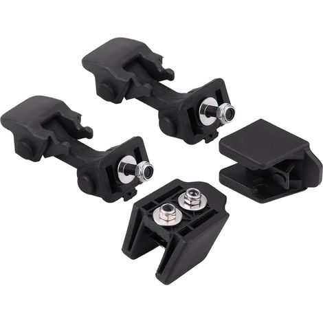 Paire de loquets de sécurité pour capot avant et support pour Jeep Wrangler TJ 97-06 (1/5)