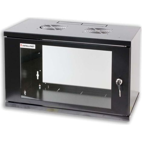 INTELLINET Armadio Rack 19 da muro 10HE Nero (1/5)