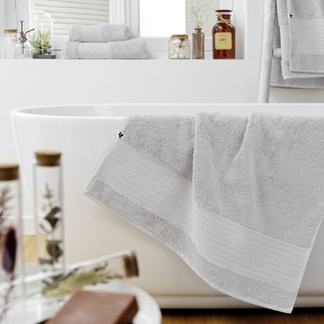Drap de Douche 70 x 130 cm – Coton Épais 600 g/m² – Garance Nuage (1/4)