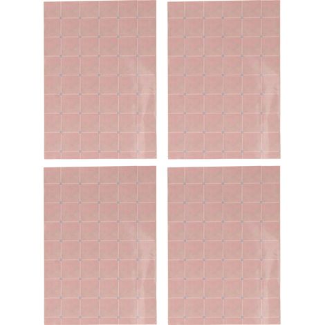 Lot de 4 autocollants de sol pour maison de poupée, échelle 1/12, brillants, réalistes et uniques, papier adhésif miniature 06 (1/5)
