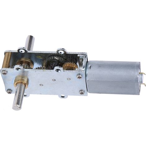 Hochdrehmoment-Schneckengetriebemotor für elektrische Vorhänge und Präsentationsständer, 12 V, 0,5 A, WGF180-5512V, 27 U/min (1/5)