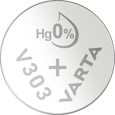 Pile bouton 303 oxyde d'argent Varta 160 mAh 1.55 V 1 pc(s) (1/4)