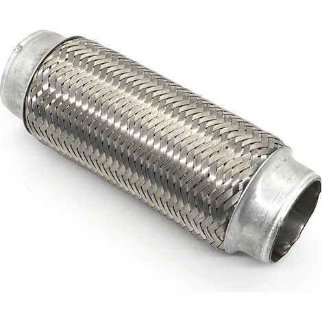 Tuyau échappement tressé inox 200MM63MM, flexible (1/4)