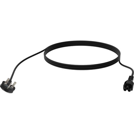 Vision TC 3MUKCVLF/BL Kabel de Übertragung Schwarz 3 m BS 1363 IEC C5