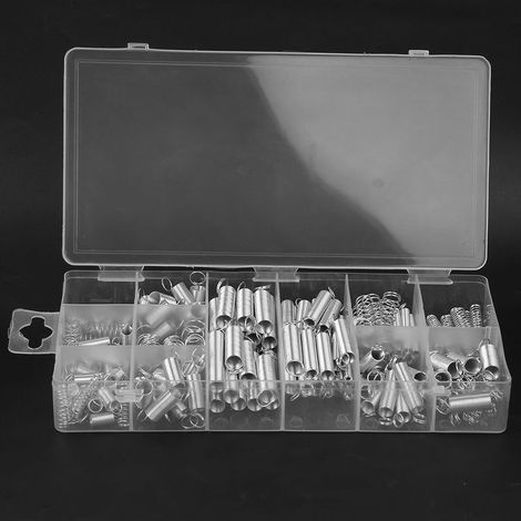 Ensemble de 200 ressorts de tension/pression - Accessoires industriels - Quincaillerie - Outils manuels (200 ressorts) (1/5)