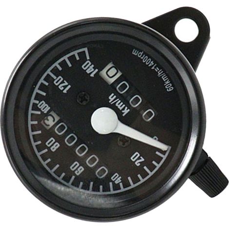 Compteur de vitesse Moto Universel 12V 0 à 140 km/h Odomètre Rétro Accessoire de Modification (1/5)