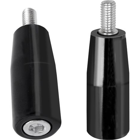 2 Poignées rotatives M8, bouton machine noir, tige filetée acier, pour fraiseuse et scie à table (1/5)