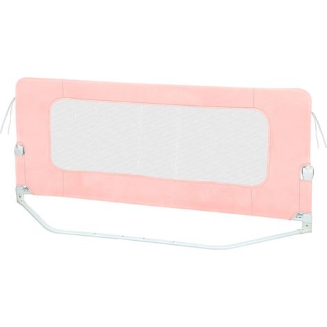 Barrière de lit 200cm, barrière de sécurité réglable en hauteur et pliable pour lits d'enfants et lits de parents (1/5)