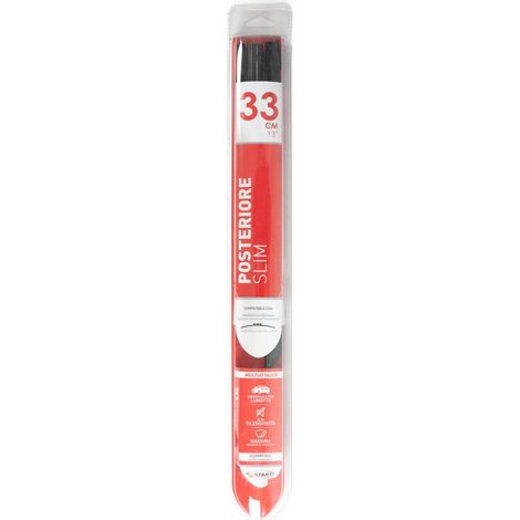 Spazzola tergi Slim posteriore 33 cm - 13 pollici universale