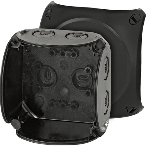 Hensel 62000042 Abzweigkasten (L x B x H) 62 x 93 x 93 mm Schwarz IP66, IP67, IP69 1 St. (1/2)
