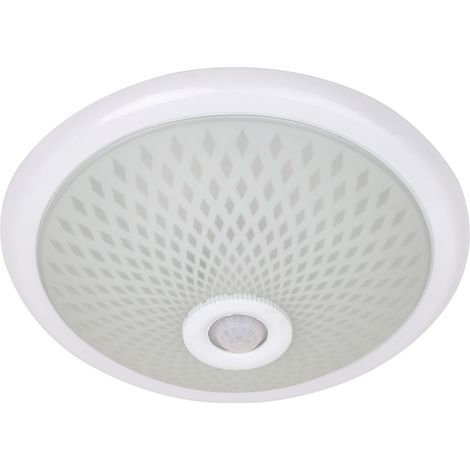Lámpara de techo con sensor de movimiento 2x25W E27 IP20 caro Ideus 02545 (1/2)