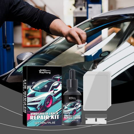 Autoscheiben-Reparaturset – 30 ml + Klinge 1 + Härter 5 -- DE (1/5)