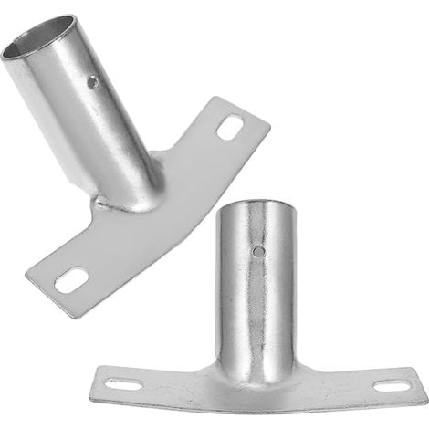 Lot De 2 Support De Manche À Balai Fileté En Métal Connecteur Manche Balai Adaptateur Embout Pour Vadrouille Et Brosse De Nettoyage Remplacement Facile Pour Outils De Nettoyage (1/5)