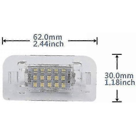 luces LED para matrícula de coche para Mercedes Benz Clase B W246 W242 Canbus 25-26