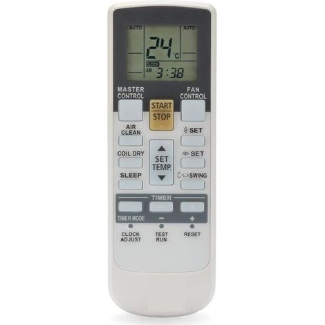 Fernbedienung kompatibel mit Fujitsu- und Standard-Klimaanlagen, Originaldesign, erweiterte Funktionen, bis zu 4 Lüfterstufen, in Sekundenschnelle einsatzbereit. (1/5)