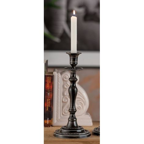 Portacandela Candeliere in metallo rayner 1 fiamma 12  x 28 cm