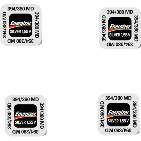 .4 piles Energizer 394/380.