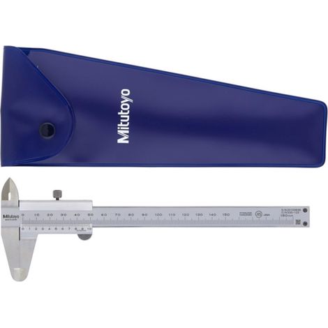 Mitutoyo 530-122 calibro a vernier, gamma 0mm-150 mm, precisione di 0,03 mm