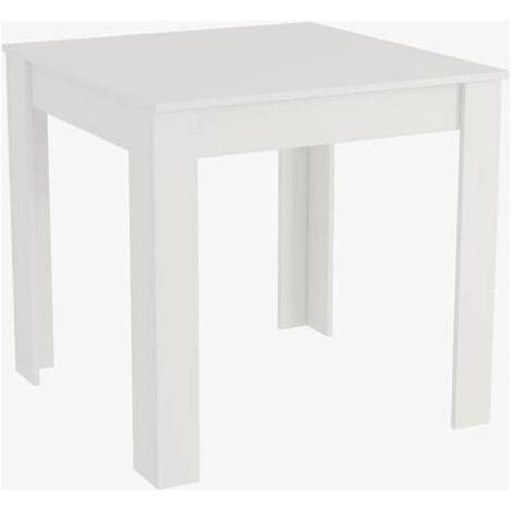 TAVOLO FISSO 80X80XH75CM BIANCO LUCIDO