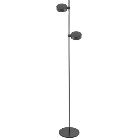 Zafferano SUPER O Lampada a led da terra Nera ricaricabile e dimmerabile - 2 Modulo Luce (1/5)