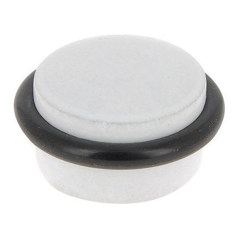 Tope de puerta para suelo CHRISLIGNE, madera blanca, L.4,1 x H.2,3 x A.4,1 cm AUTRES