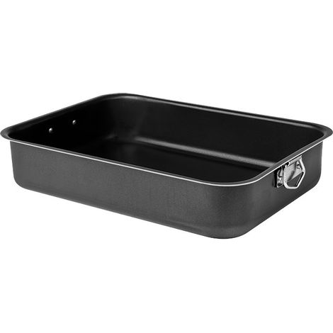 lasagnera con anello 'black line' cm 35x27,5x7h