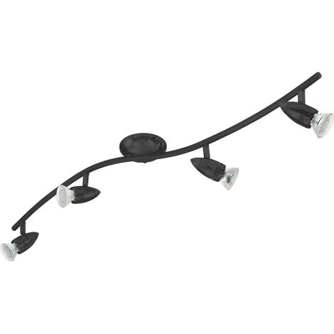 Emplacement monté en surface Magnum-Led Noir à 4 lumières - 780446
