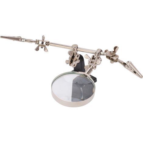 Support de soudure 3x avec loupe, pince flexible de table, cadre fixe, loupe de précision pour réparation et bricolage (1/5)