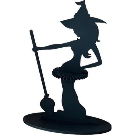 Décoration d'Halloween en bois pour fête, bureau ou bricolage (1/5)