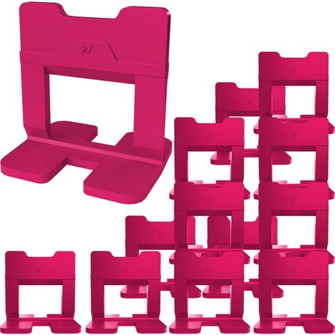 Kronen Hansa Lot de 200 languettes pour système de nivellement (aide à la pose et entretoises pour carrelage d'une épaisseur de 3 à 12 mm, largeur de joint 3 mm) (1/5)