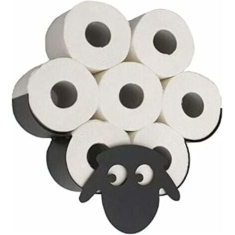 Animal Pattern Toilet Paper Holder, Cute Animal Pattern Toilet Paper Holder Wall Mount Toilet Paper Holder for Bedroom Kitchen Bathroom Accessories Cabinet MUMU