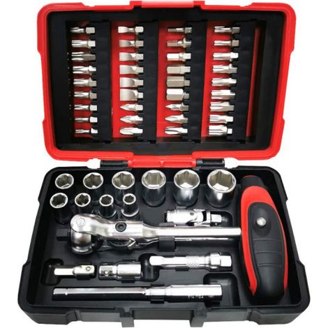 Set di bussole e punte KS TOOLS Ultimate - 1/4" - 52 pezzi - 922.0651