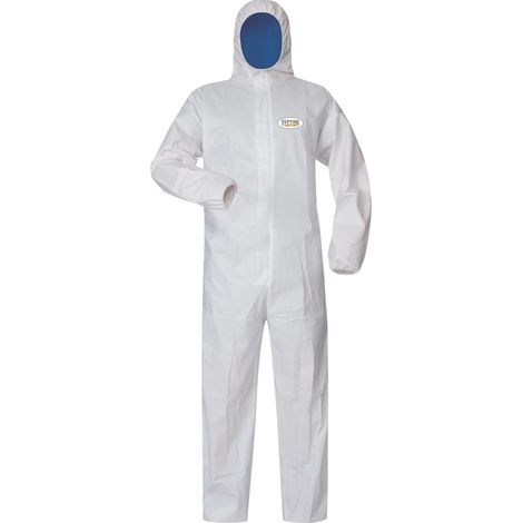 Gr .M (50/52) SPANDAU SCHUTZANZUG weiß SPANDAU PROTECTIVE OVERALL, WHITE (1/2)