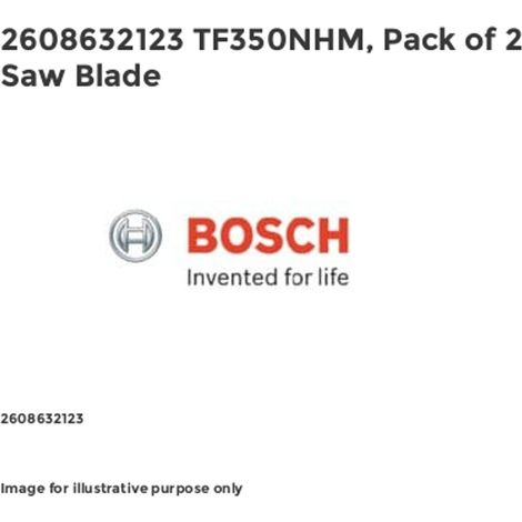 Bosch PRO Aerated Concrete TF350NHM Tandem Saw Blade Set 408 mm 2 pcs 2608632123