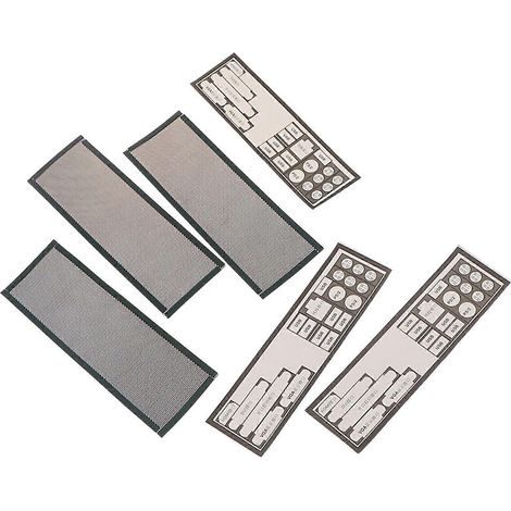 Staubfilter für Computerlüfter, Staubnetzabdeckung, Staubfiltergewebe, Staubfilter für PC-Gehäuselüfter, mehrfarbig (1/5)